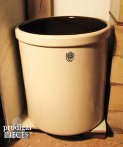 10 Gallon Crock for How to Make Fermented Crock Dill Pickles by Prodigal Pieces | prodigalpieces.com prodigalpieces