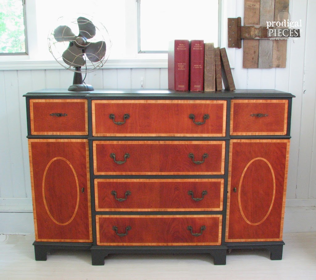 Bureau, Bureau on the Wall Makeover