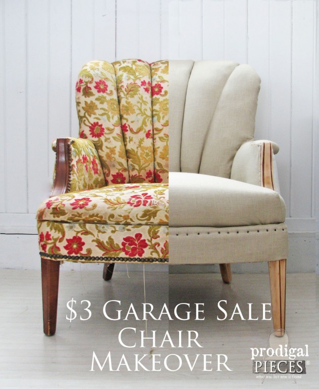 $3 Garage Sale Channel Back Chair Gets Deconstructed Makeover by Prodigal Pieces | prodigalpieces.com prodigalpieces $3 Garage Sale Channel Back Chair Gets Deconstructed Makeover by Prodigal Pieces | prodigalpieces.com prodigalpieces