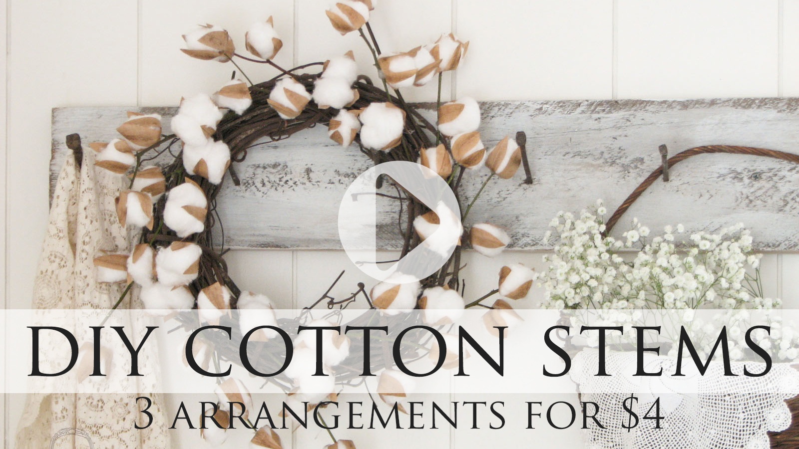 DIY Cotton Stem Tutorial by Larissa of Prodigal Pieces | prodigalpieces.com prodigalpieces