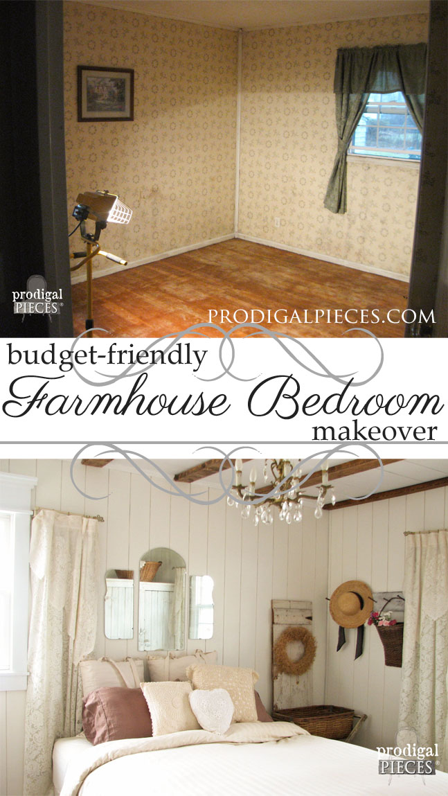 Budget-Friendly French Farmhouse Master Bedroom Makeover by Prodigal Pieces | www.prodigalpieces.com