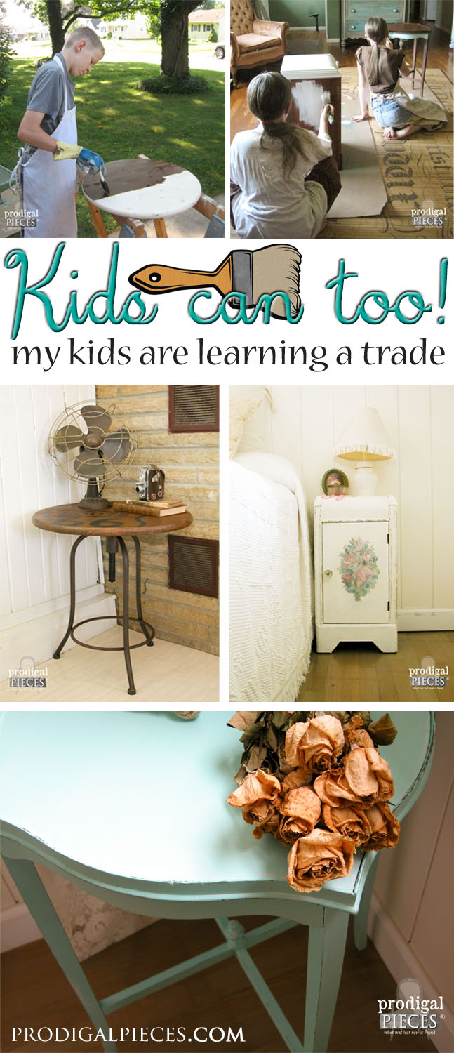 Teaching my kids a trade - a long-lasting lesson in life skills by Prodigal Pieces | prodigalpieces.com