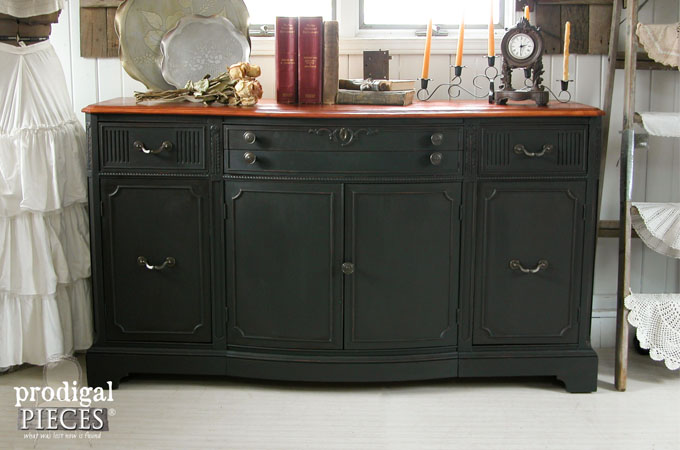 Buffet Makeover ~ A Night & Day Difference