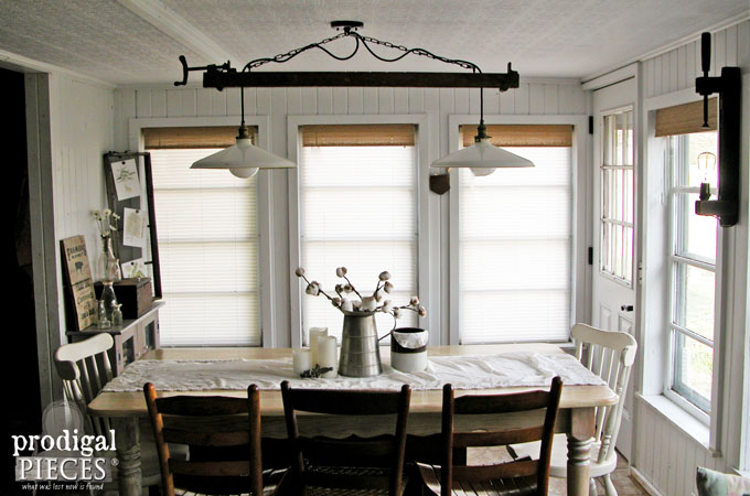 DIY Farmhouse Lighting ~ Kitchen Remodel Continues
