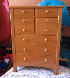 Jewelry Armoire Makeover by Girl in the Garage