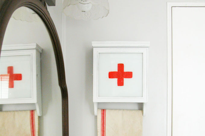 Repurposed Wall Clock into Swiss Medical Kit