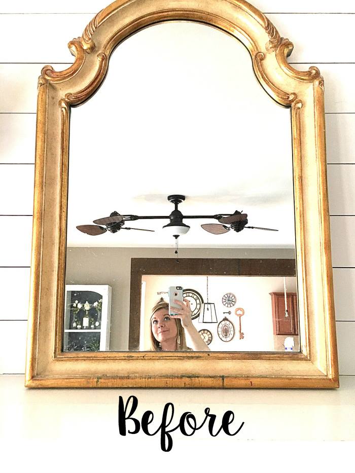 Mirror Makeover by Bless'er House via Prodigal Pieces
