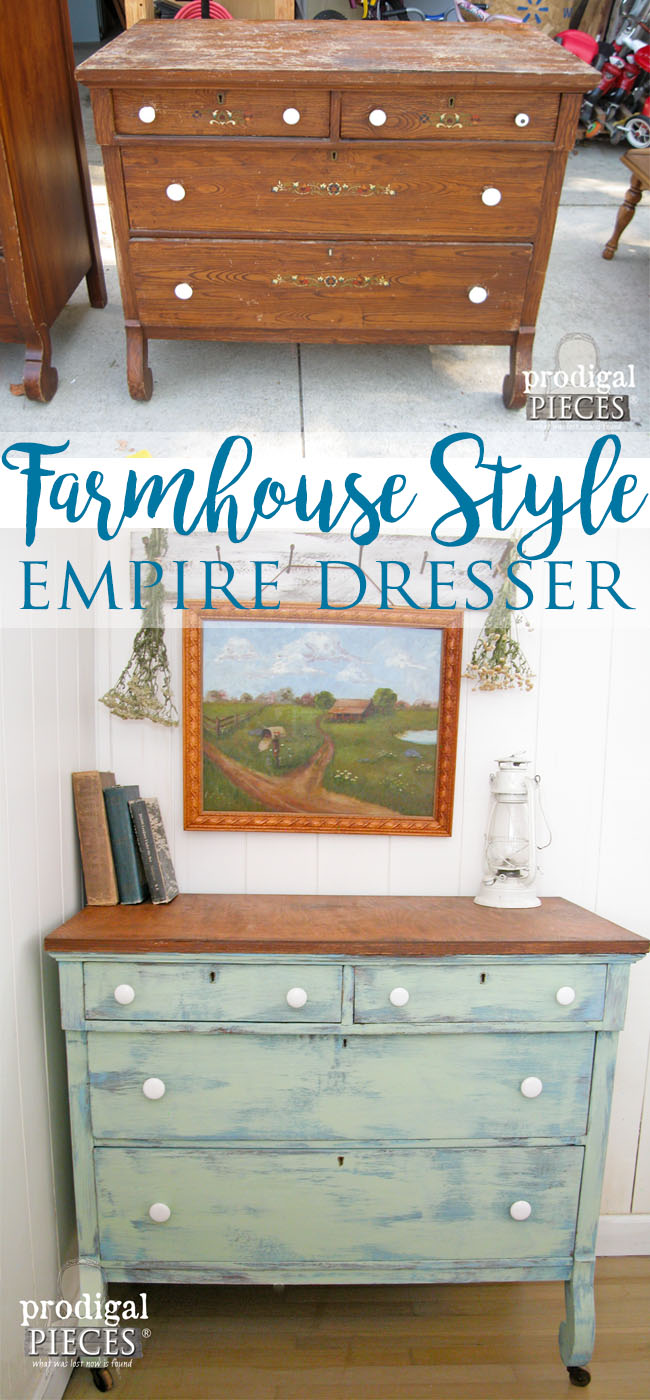 How to Remove Veneer and Restore a Damaged Piece of Furniture by Prodigal Pieces | prodigalpieces.com