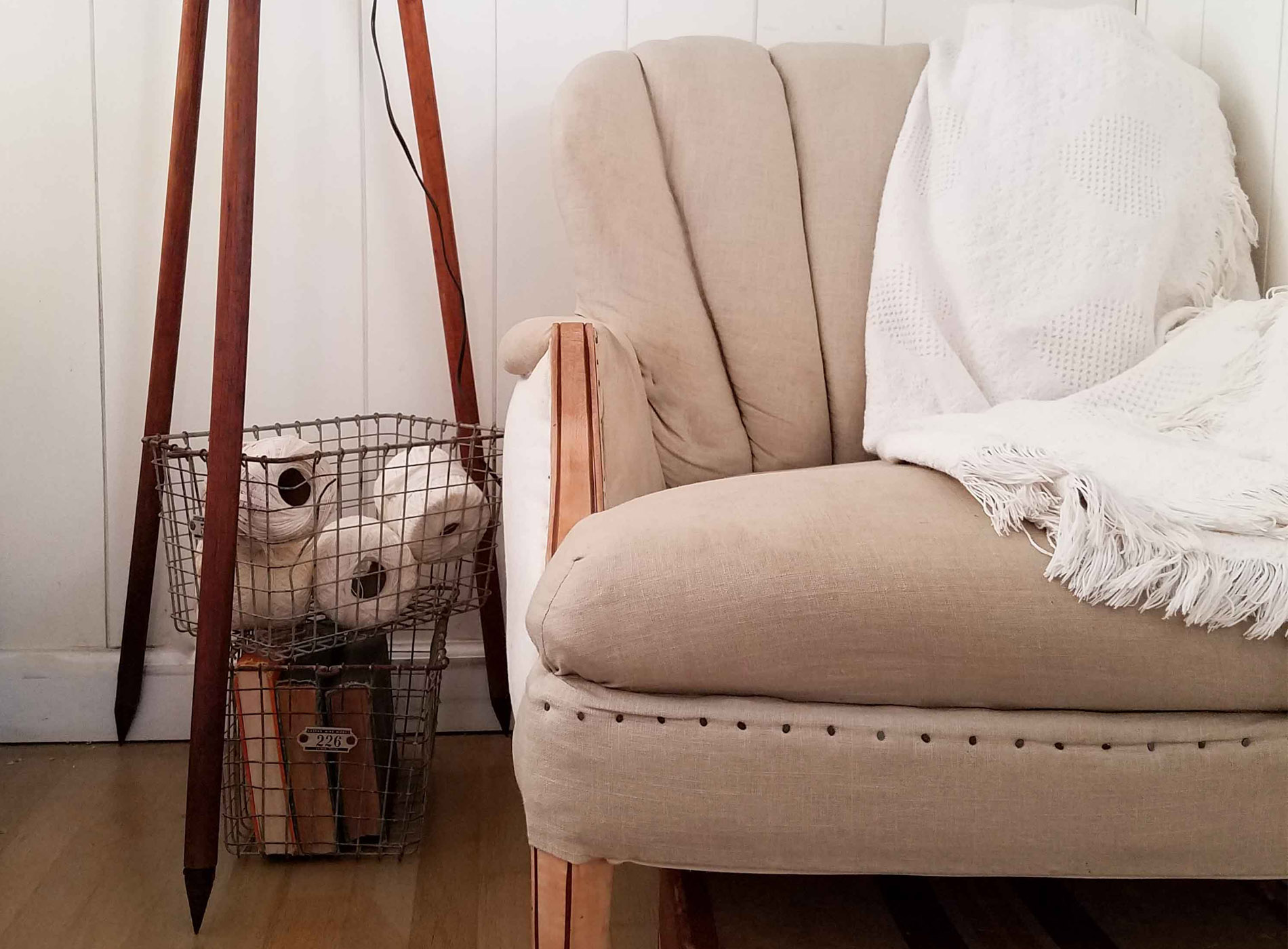 Tripod Floor Lamp from Curbside Finds