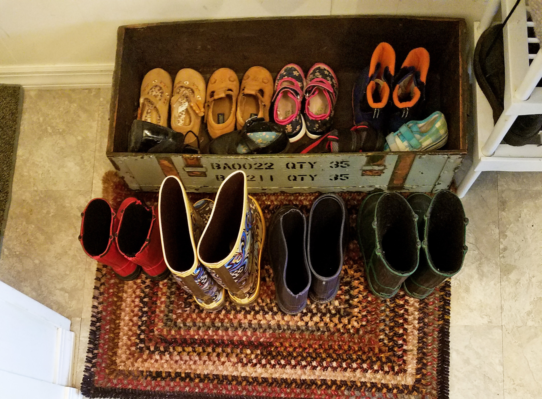 Mudroom Makeover ~ Budget-Friendly Improvements