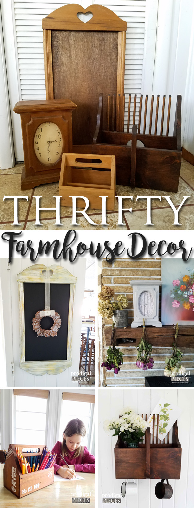 Make Your House a Home with Thrifty Farmhouse Decor as shown by Prodigal Pieces | prodigalpieces.com