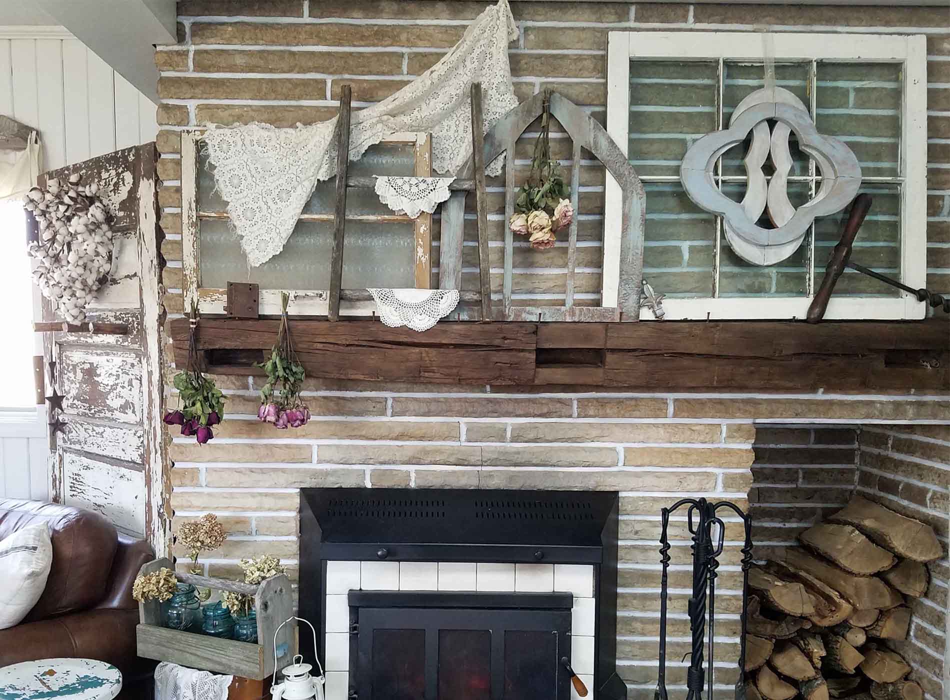 Grain Scoop Sconce DIY - Upcycled Ladder Projects