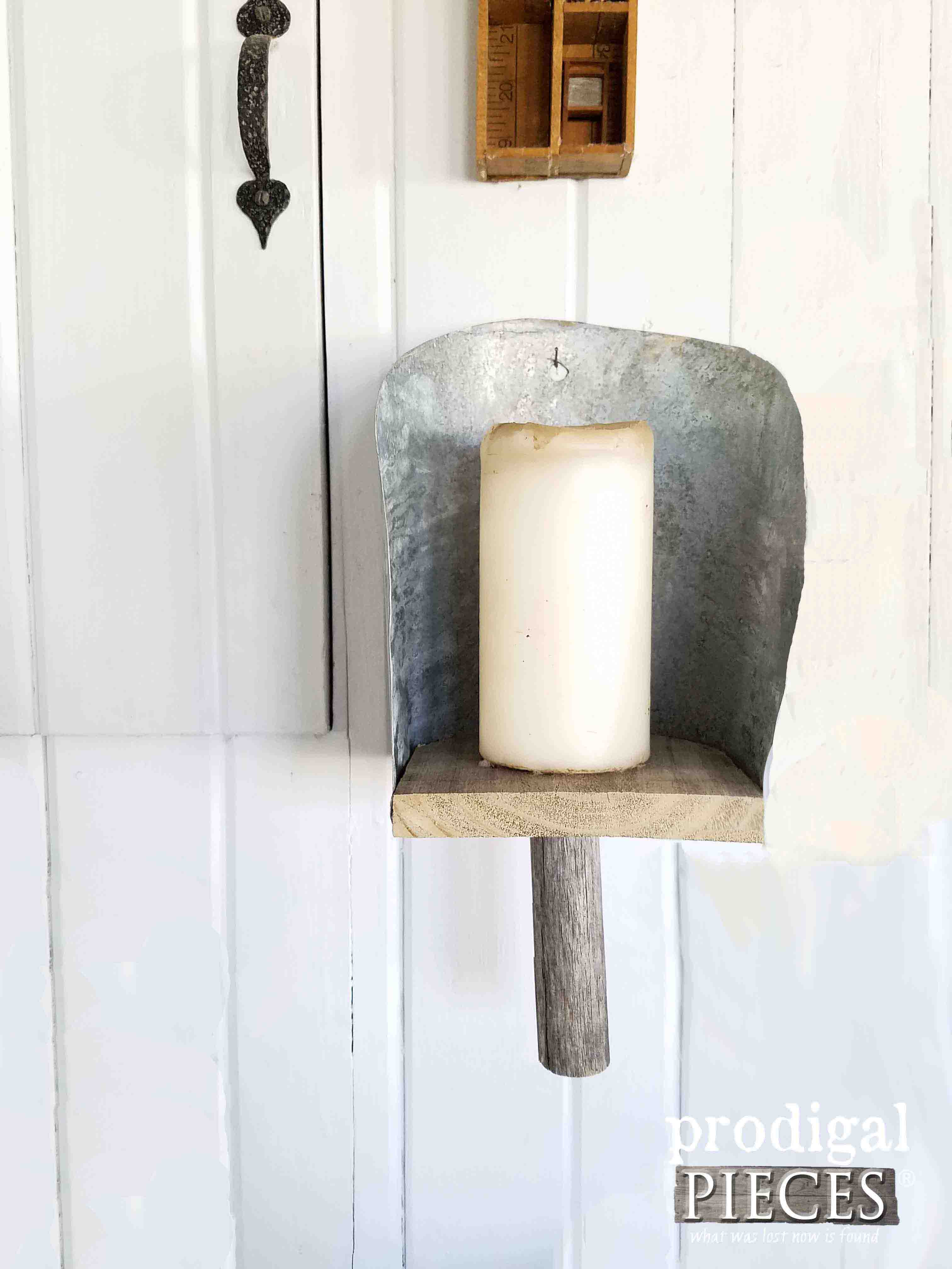 Grain Scoop Sconce Tutorial by Prodigal Pieces | prodigalpieces.com