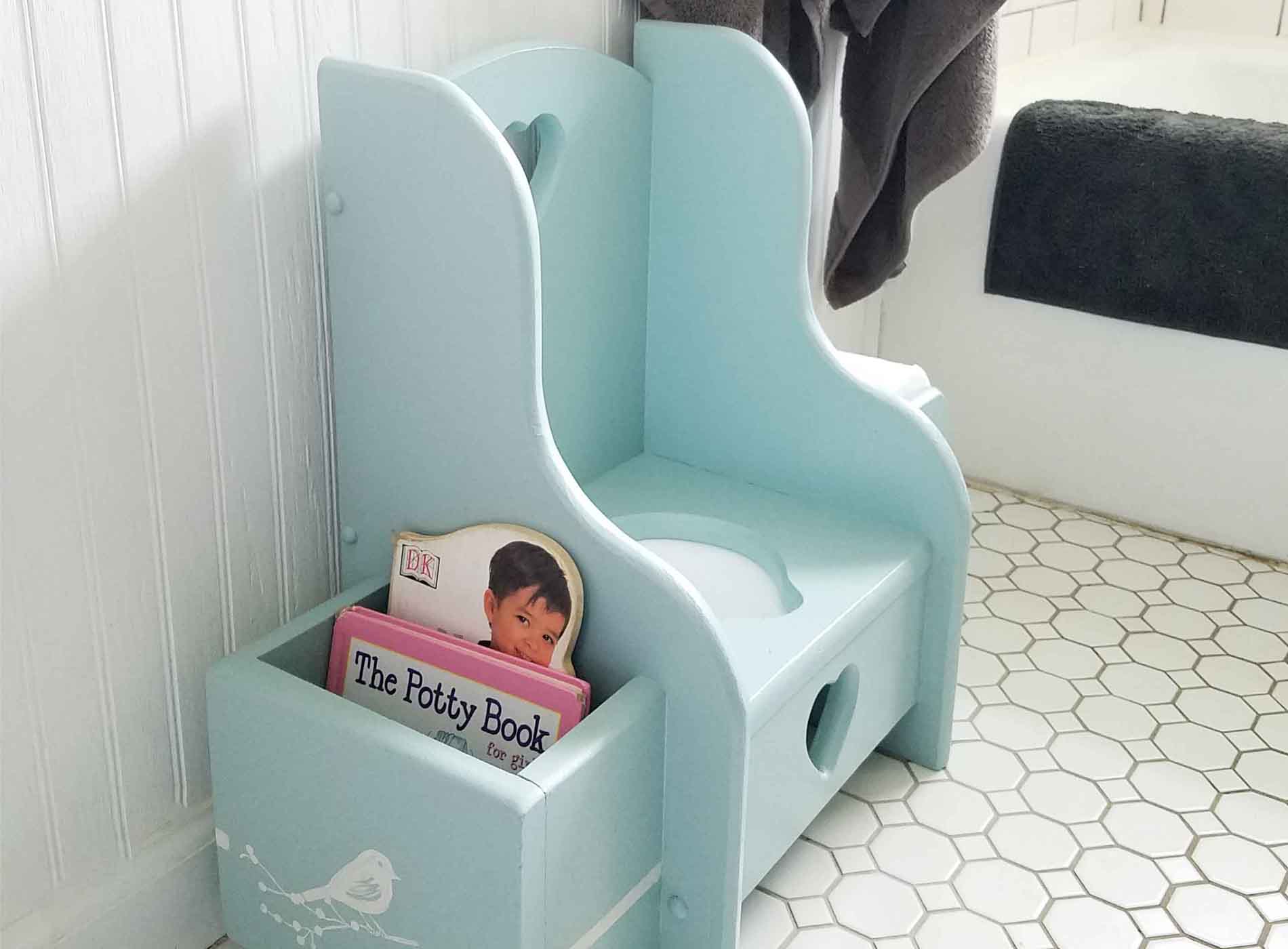 Potty Chair Makeover ~ Talking Toddler Style