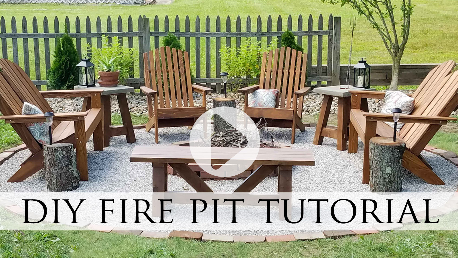 Video Tutorial for DIY Fire Pit by Larissa of Prodigal Pieces & Family | prodigalpieces.com prodigalpieces