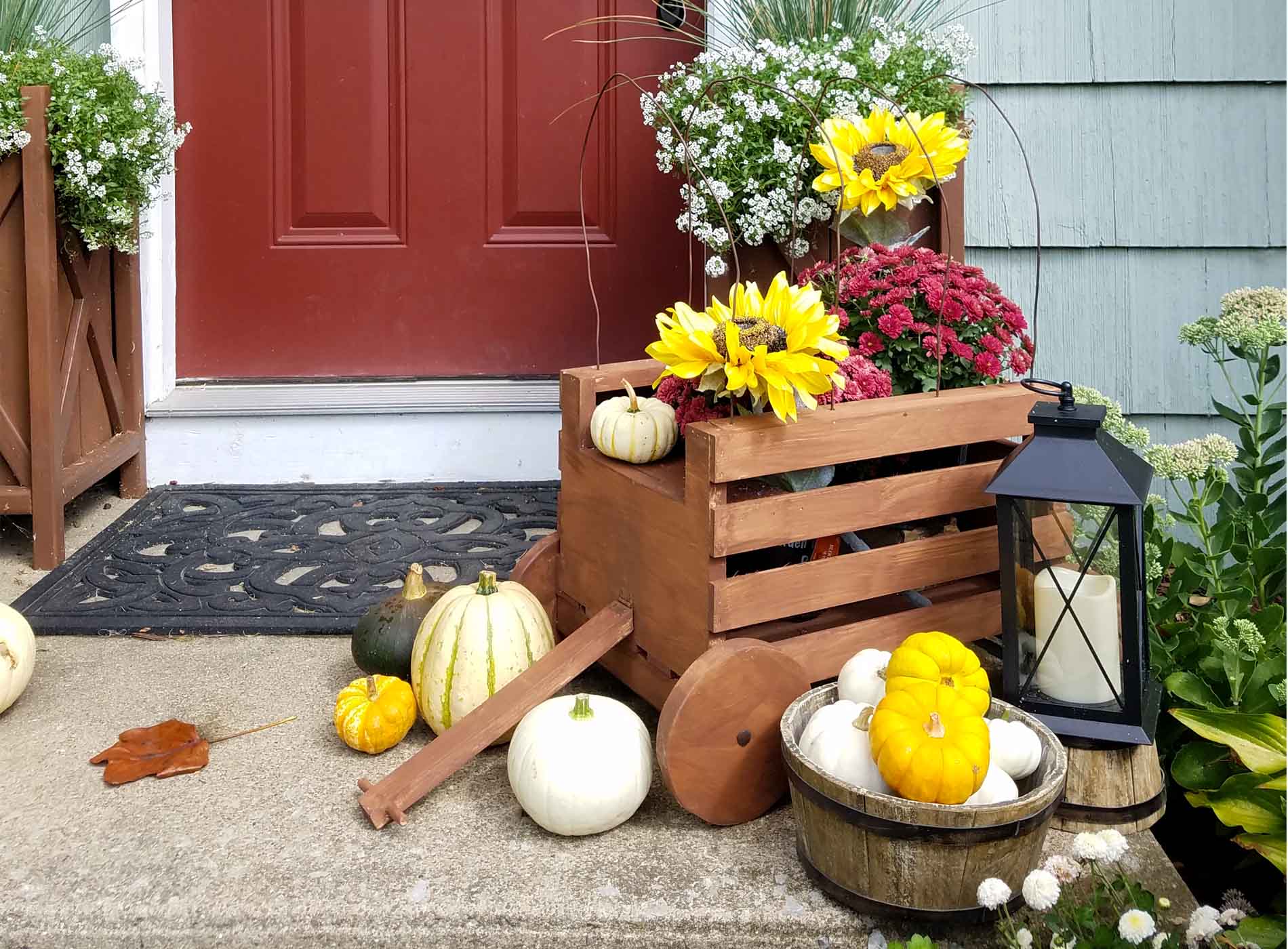 DIY Crate Wagon ~ Planter, Display, Fun!
