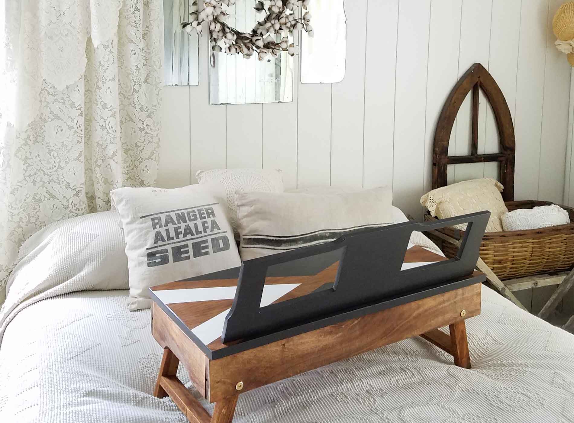 Repurposed Piano Bench Lap Desk