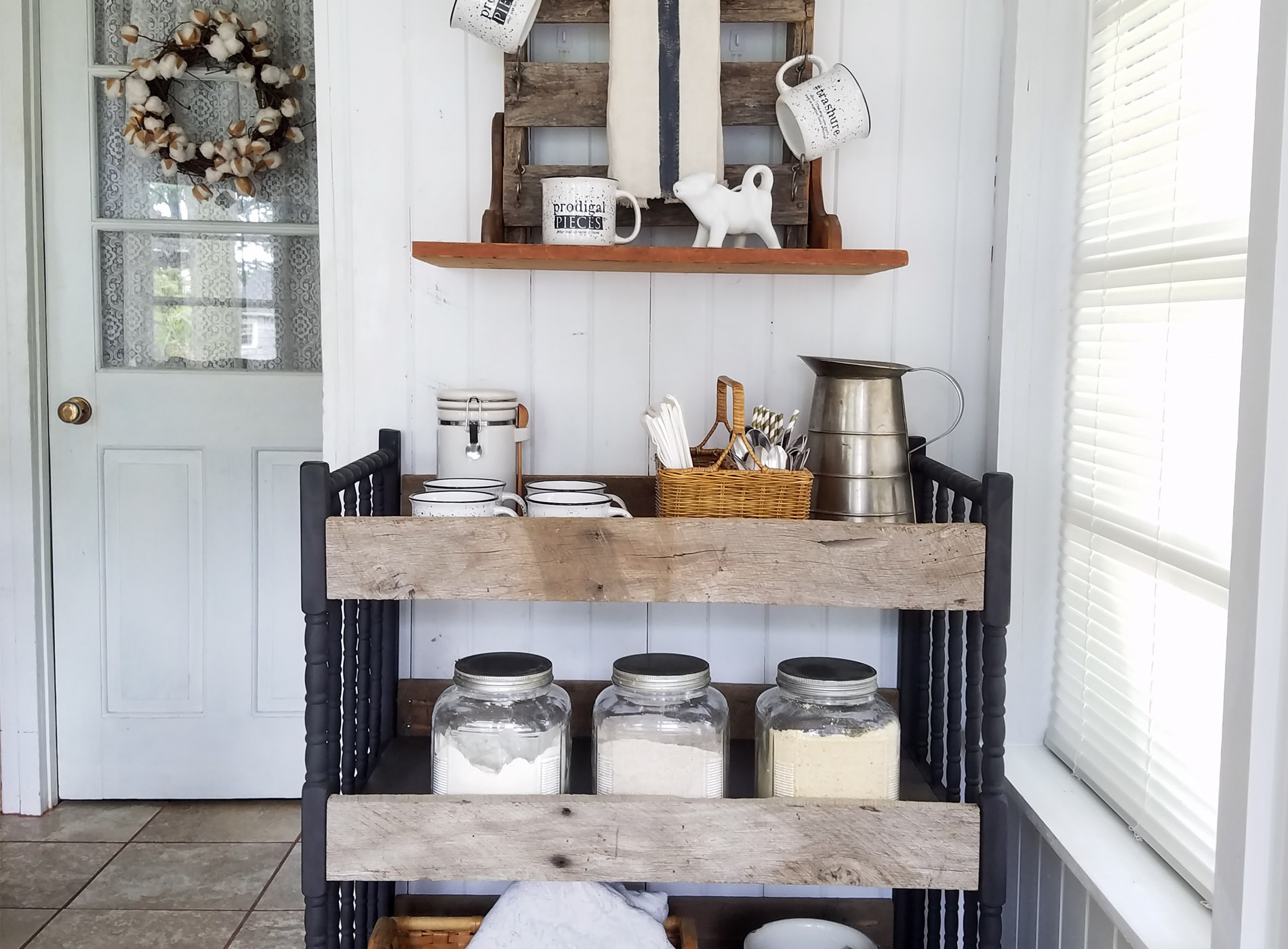 Repurposed Changing Table Cart ~ Trashure