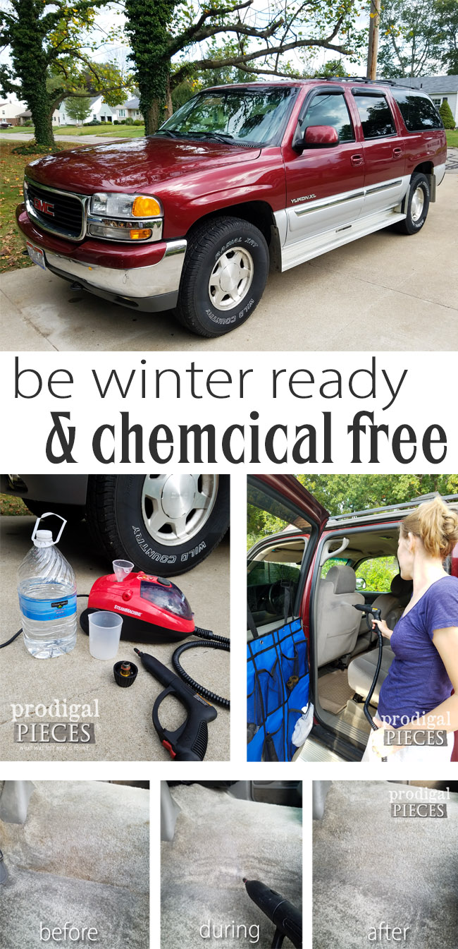 Be chemical free and do winter-ready car care with this wonderful steam machine. Come see it in action at Prodigal Pieces | prodigalpieces.com