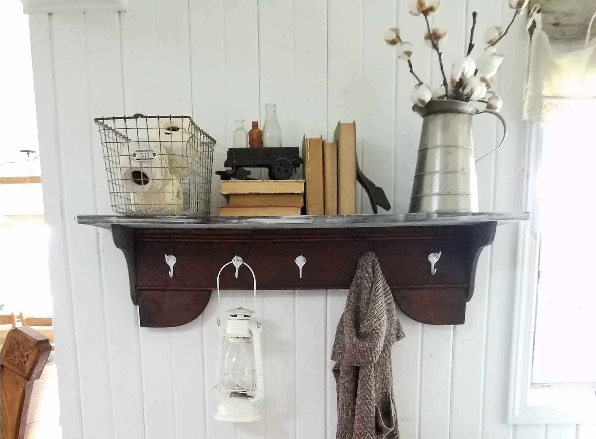 Repurposed Coat Rack ~ DIY by a PreTeen