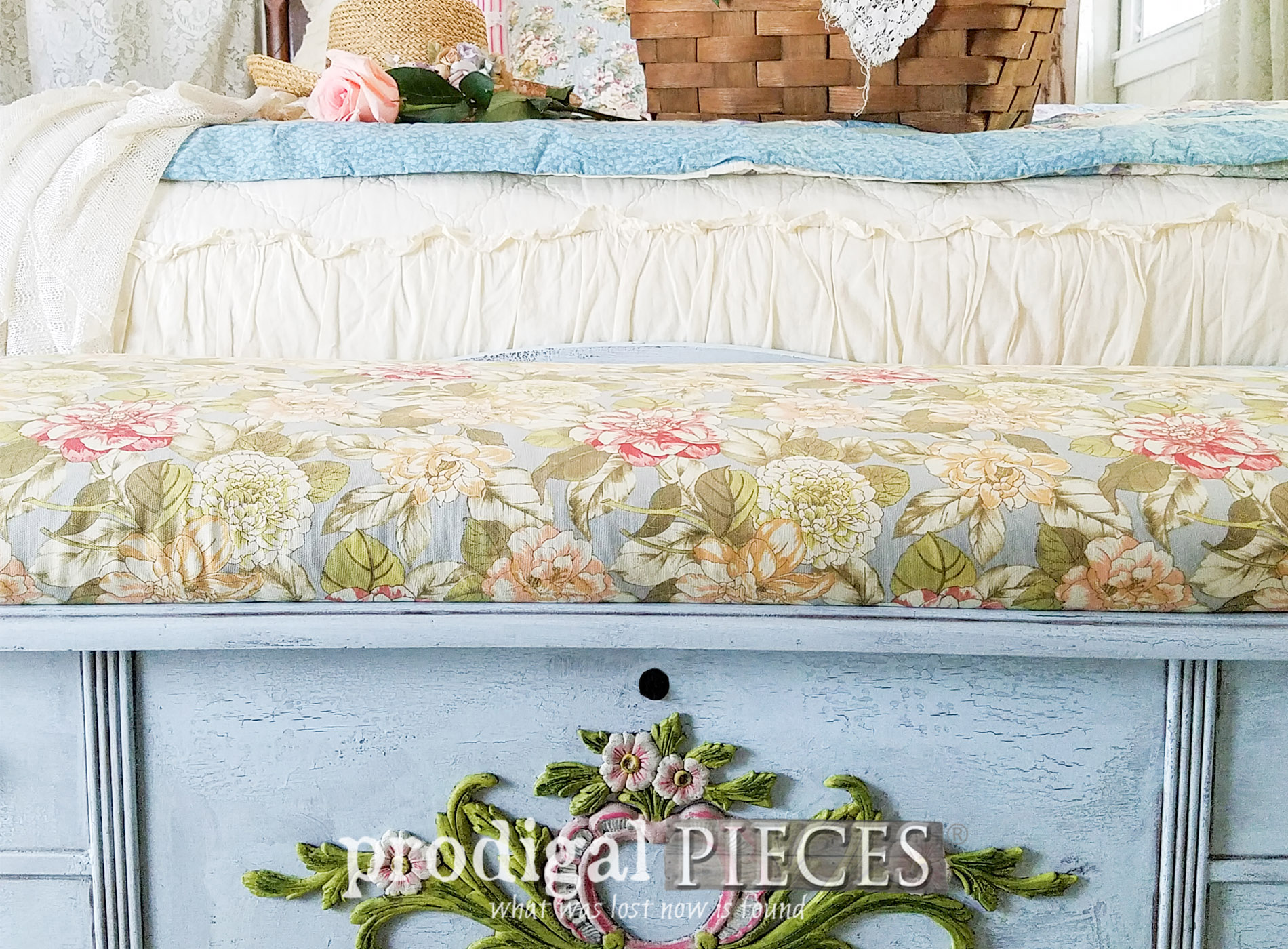 Lane Cedar Chest ~ Crackle Paint Tutorial