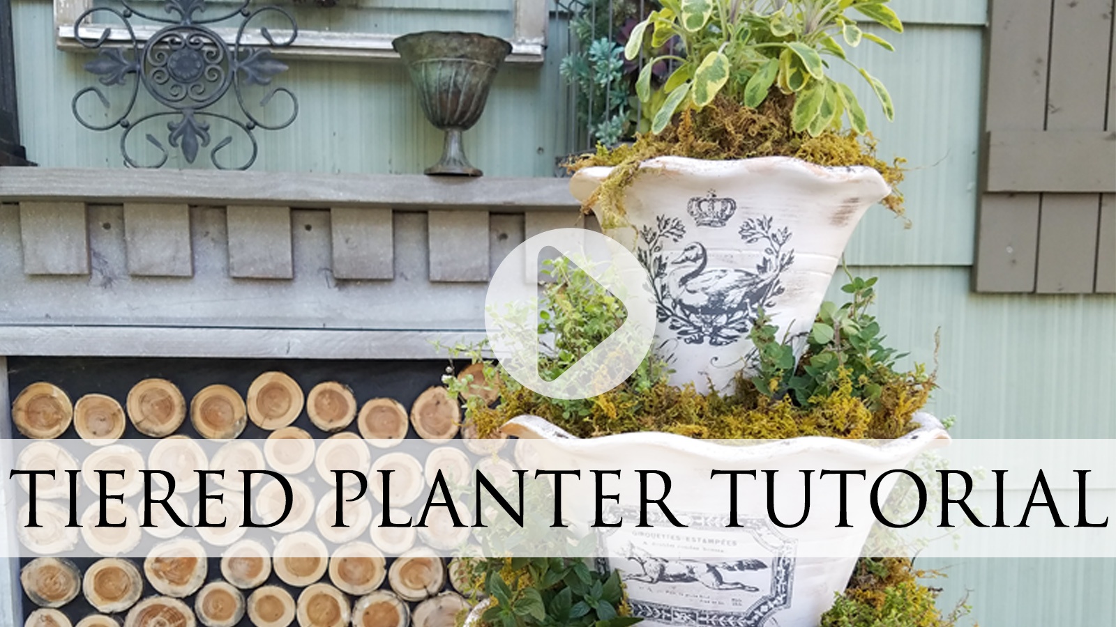DIY Tiered Planter Video Tutorial by Larissa of Prodigal Pieces | prodigalpieces.com prodigalpieces