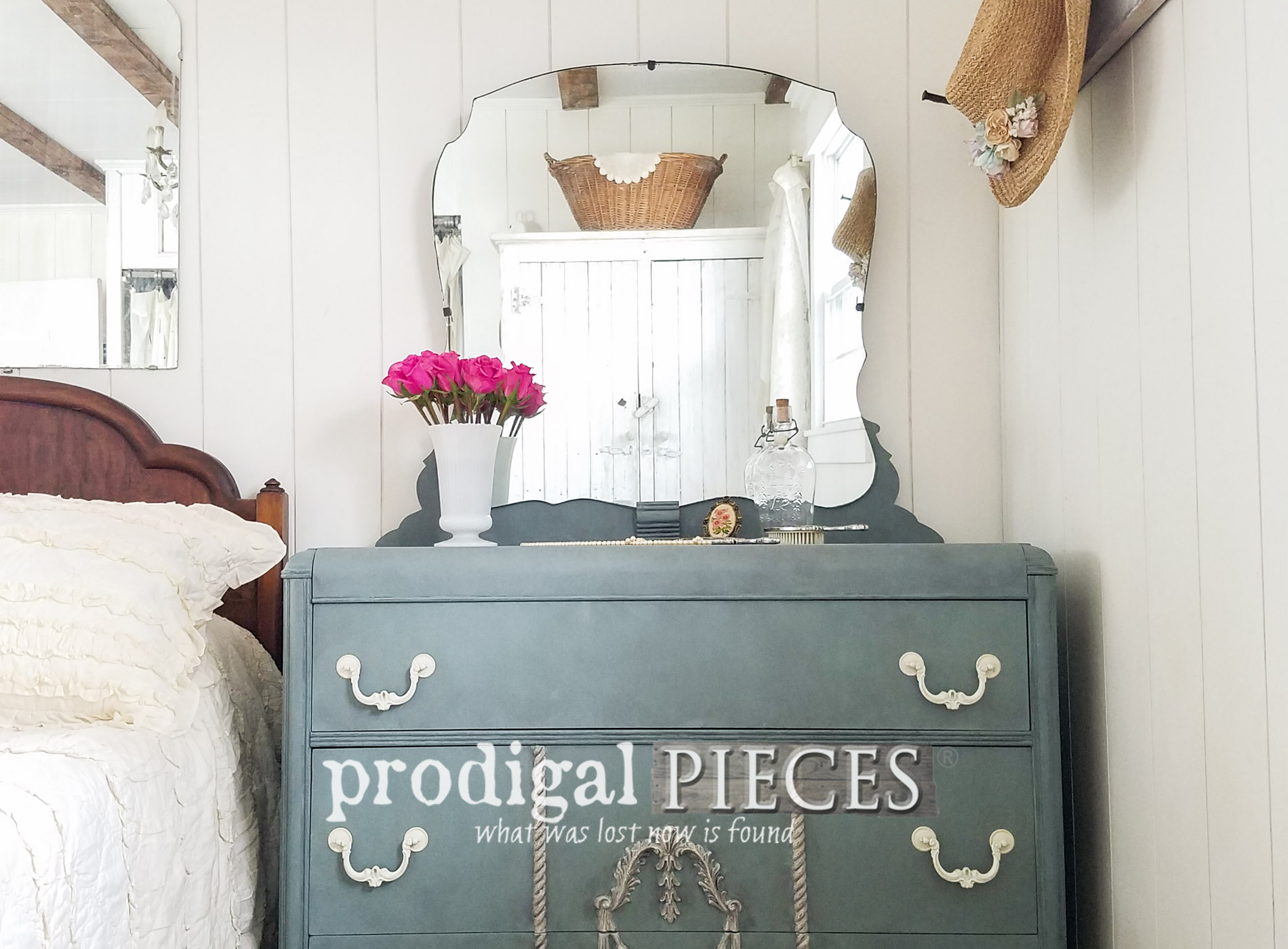 Art Deco Waterfall Dresser Refreshed