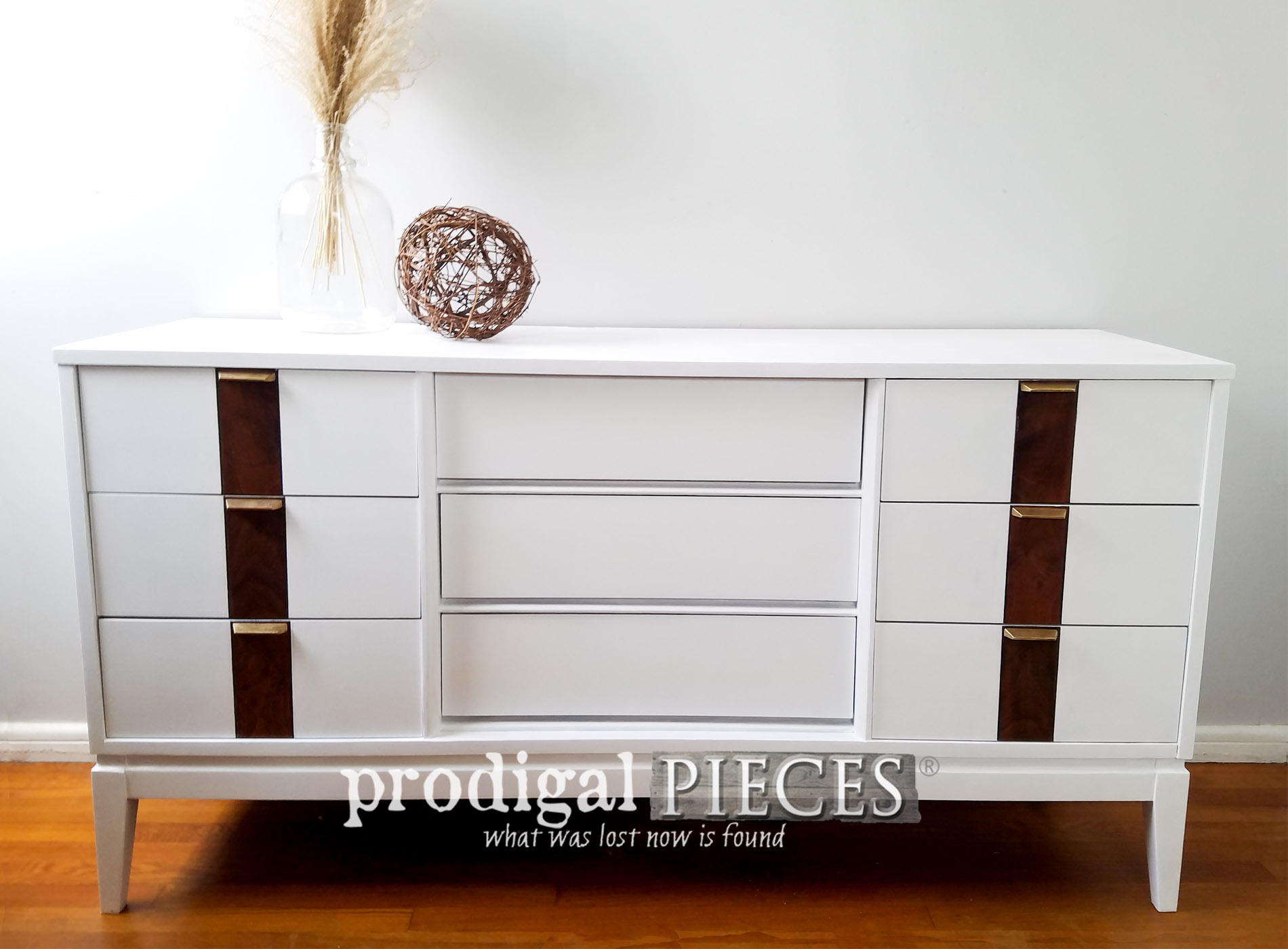 Updated Mid Century Modern Dresser