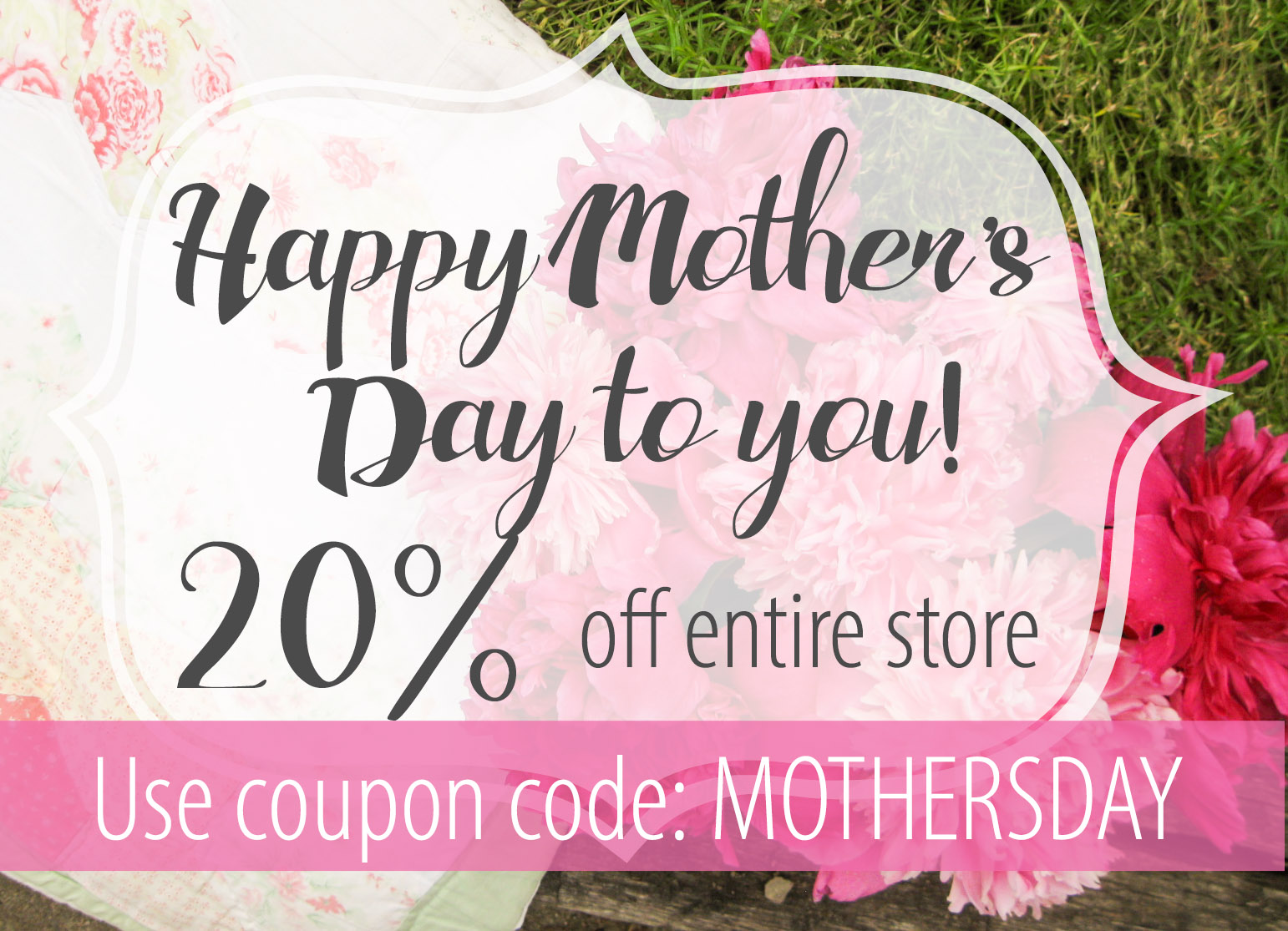Get 20% off Prodigal Pieces Store to Celebrate Mother's Day New Beginnings at prodigalpieces.com