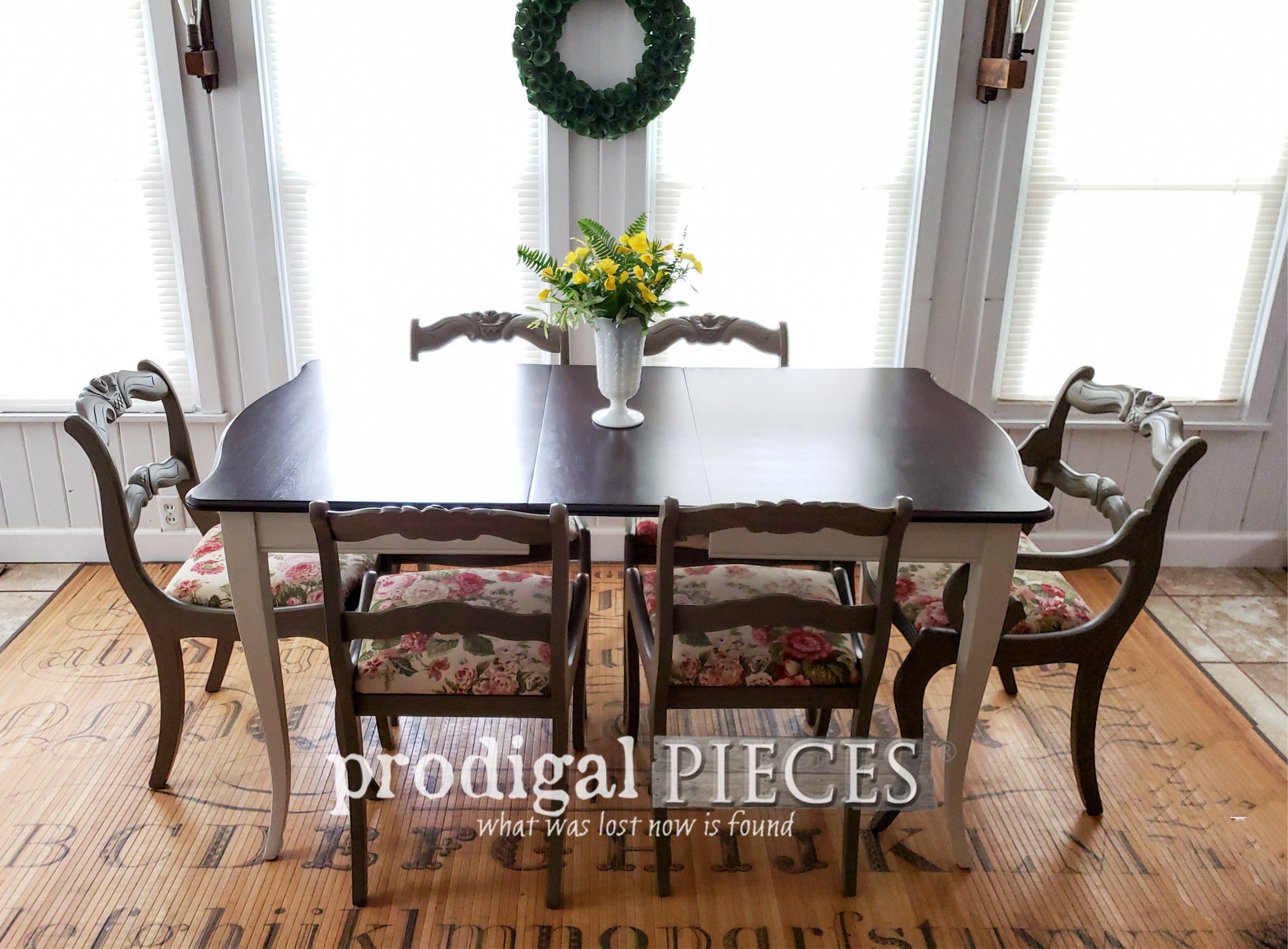 Dining Set Makeover ~ From Trash to Trashure