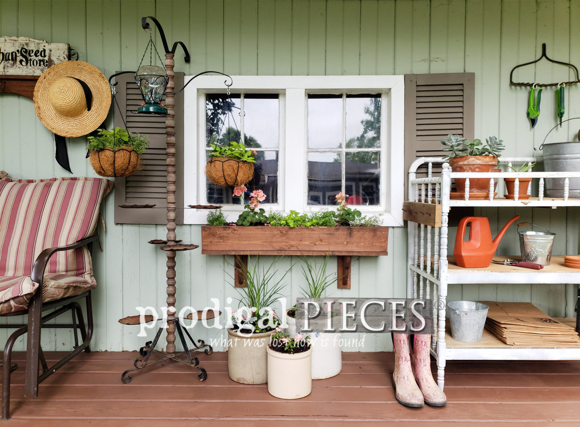 Garden Shed Makeover and Update