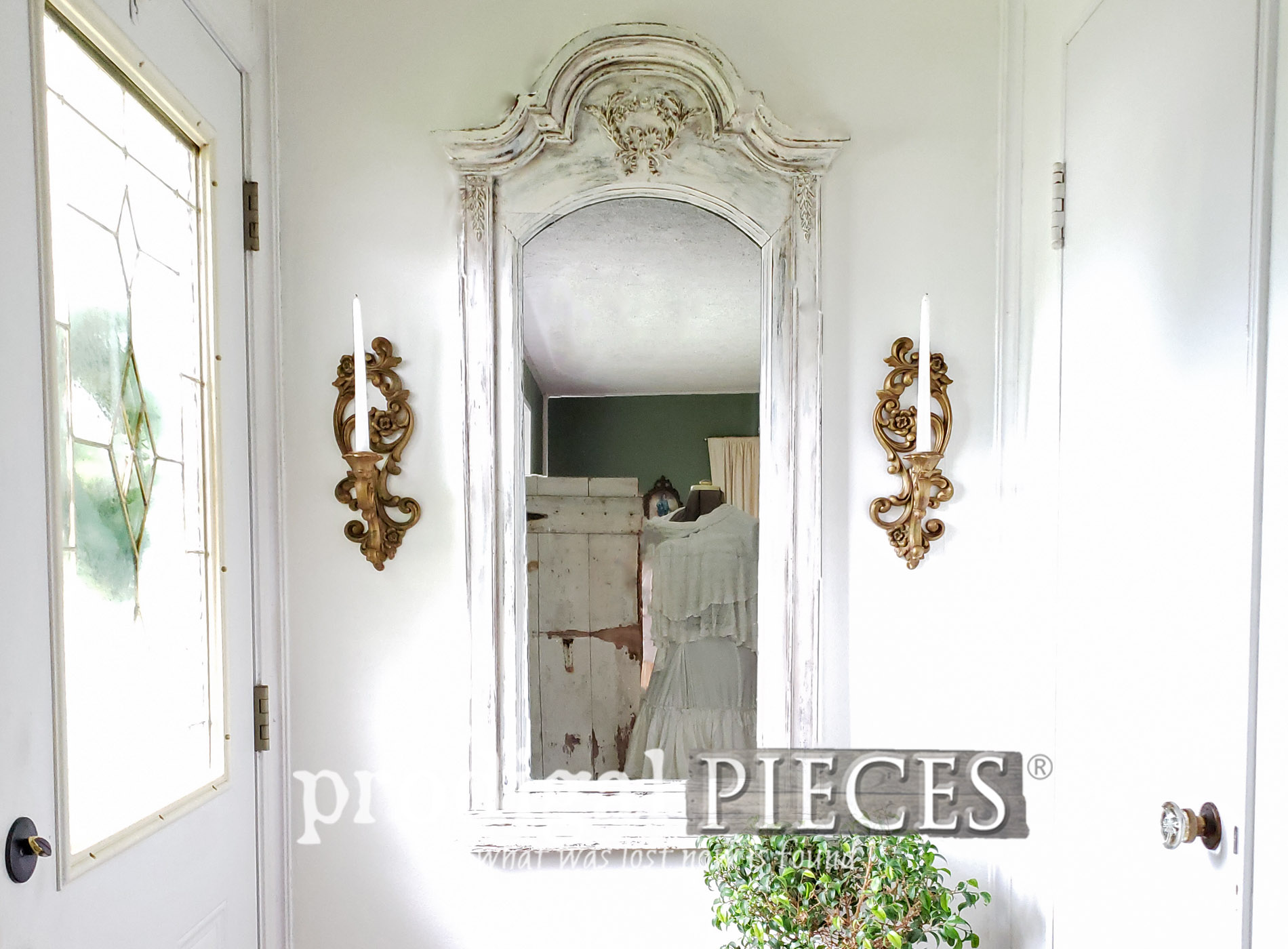 Upcycled Dresser Mirror Found Curbside