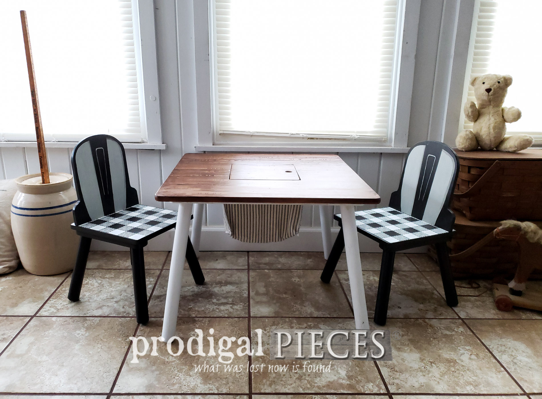 Kids Play Table Made Modern Farmhouse