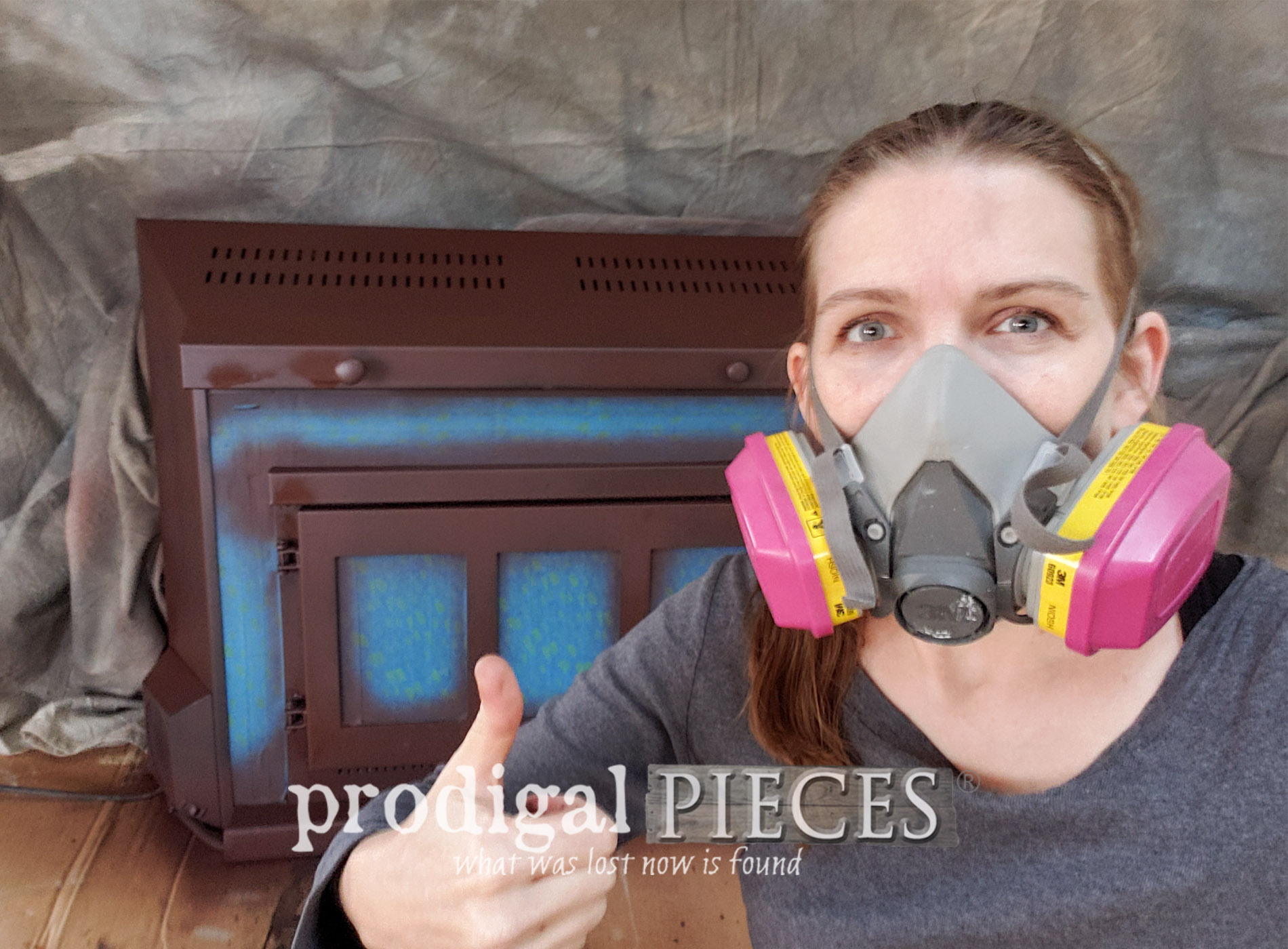 Painted Fireplace Insert ~ Step-by-Step Tutorial