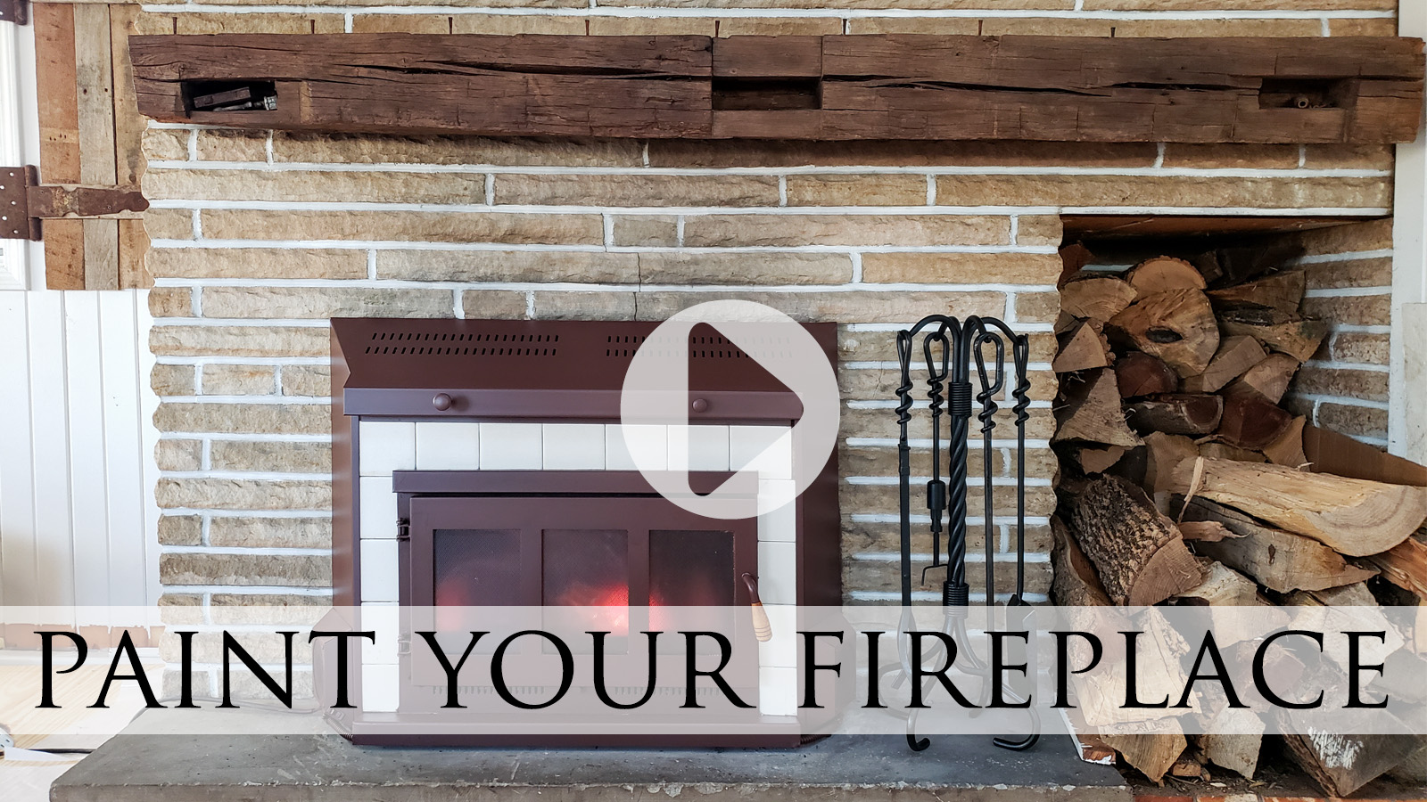 How to Clean & Paint Your Fireplace Insert by Larissa of Prodigal Pieces | prodigalpieces.com