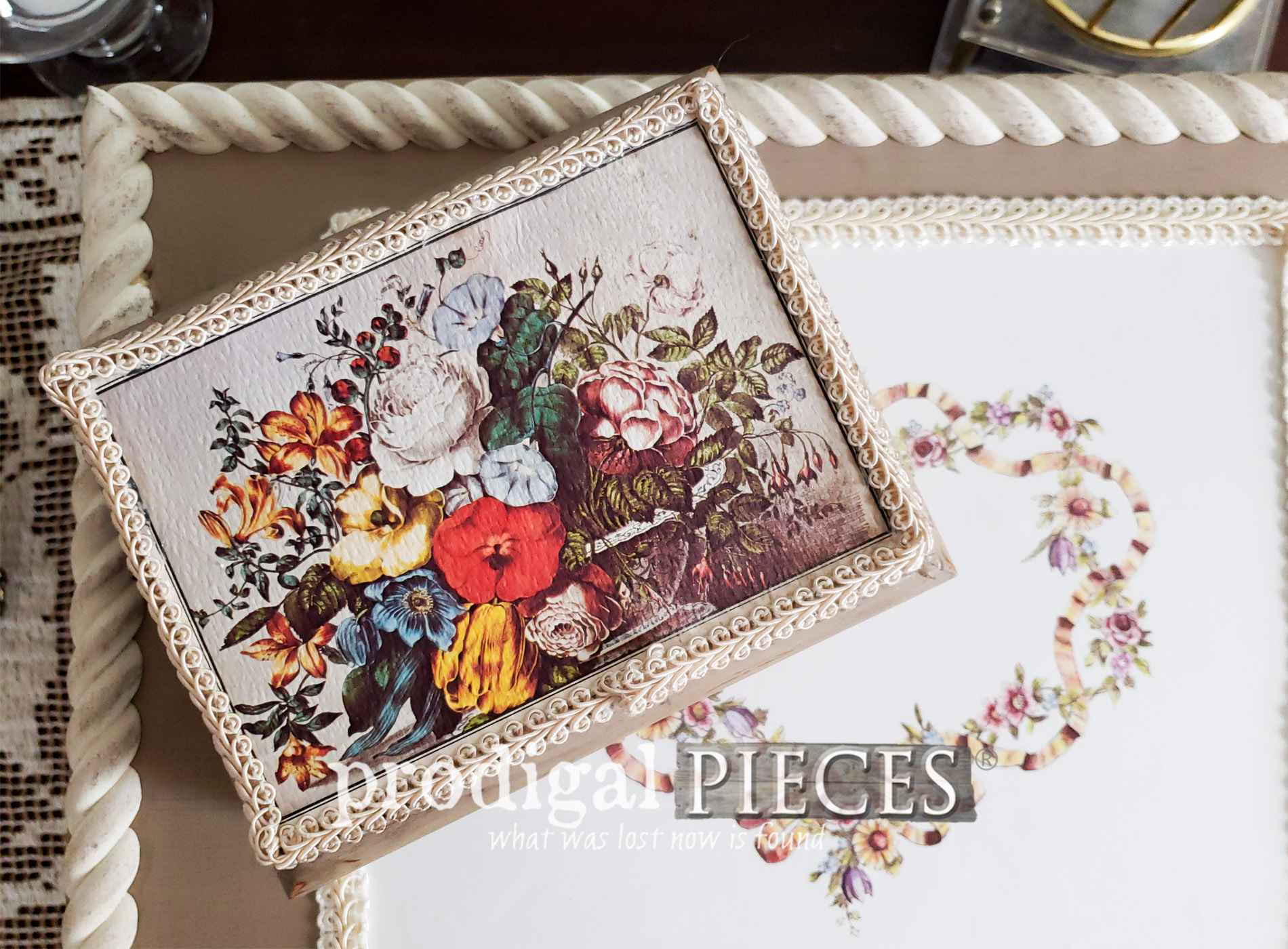 Thrifty Makeover of Two Wooden Boxes
