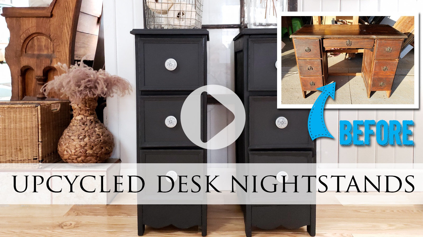 DIY Video Desk Nightstands by Larissa of Prodigal Pieces | prodigalpieces.com