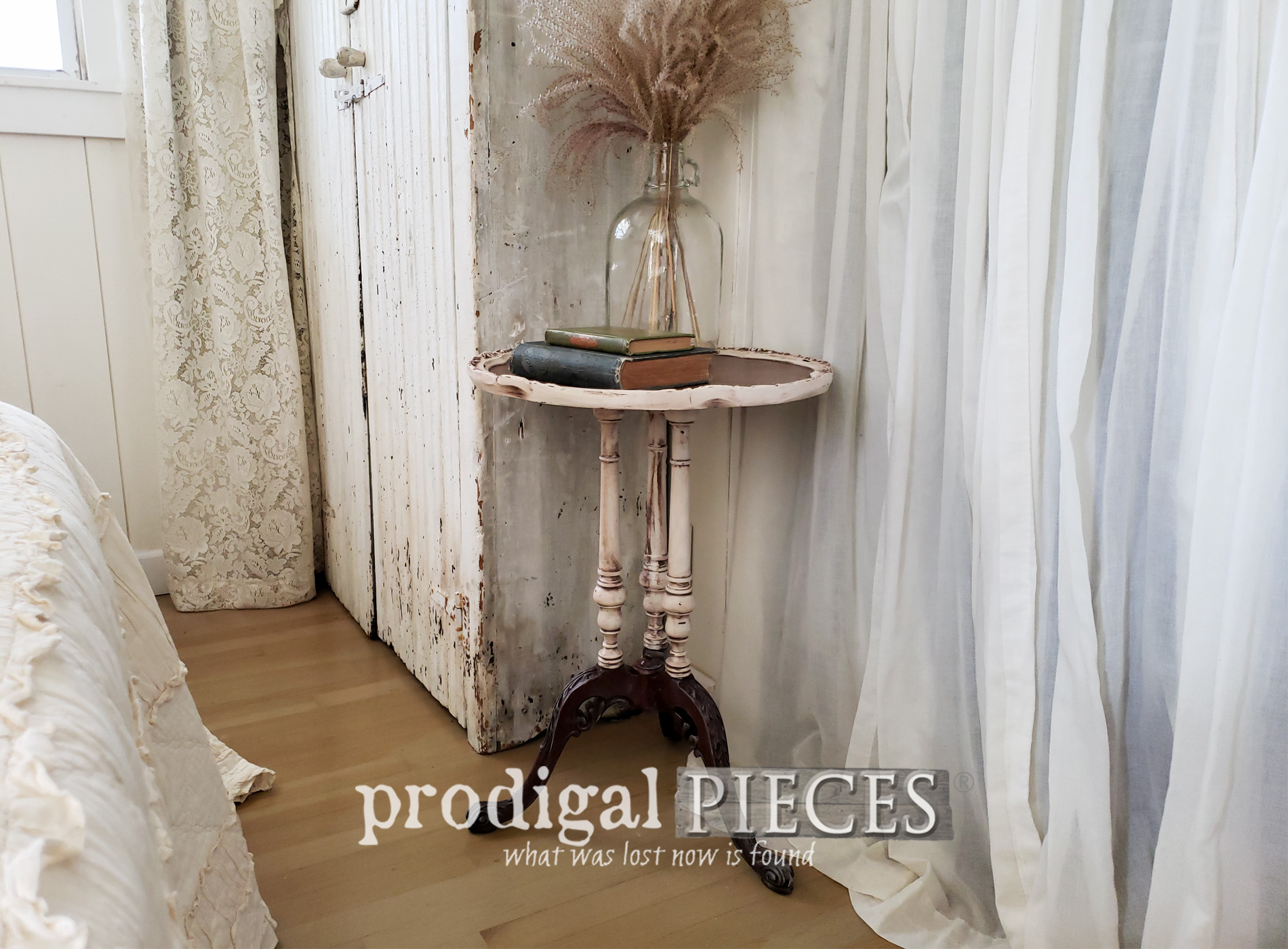 Antique Pie Crust Table Rescued & Restored