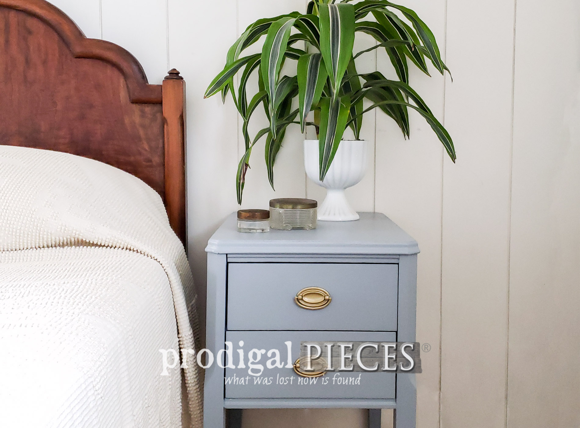 Vintage Nightstand Found Curbside