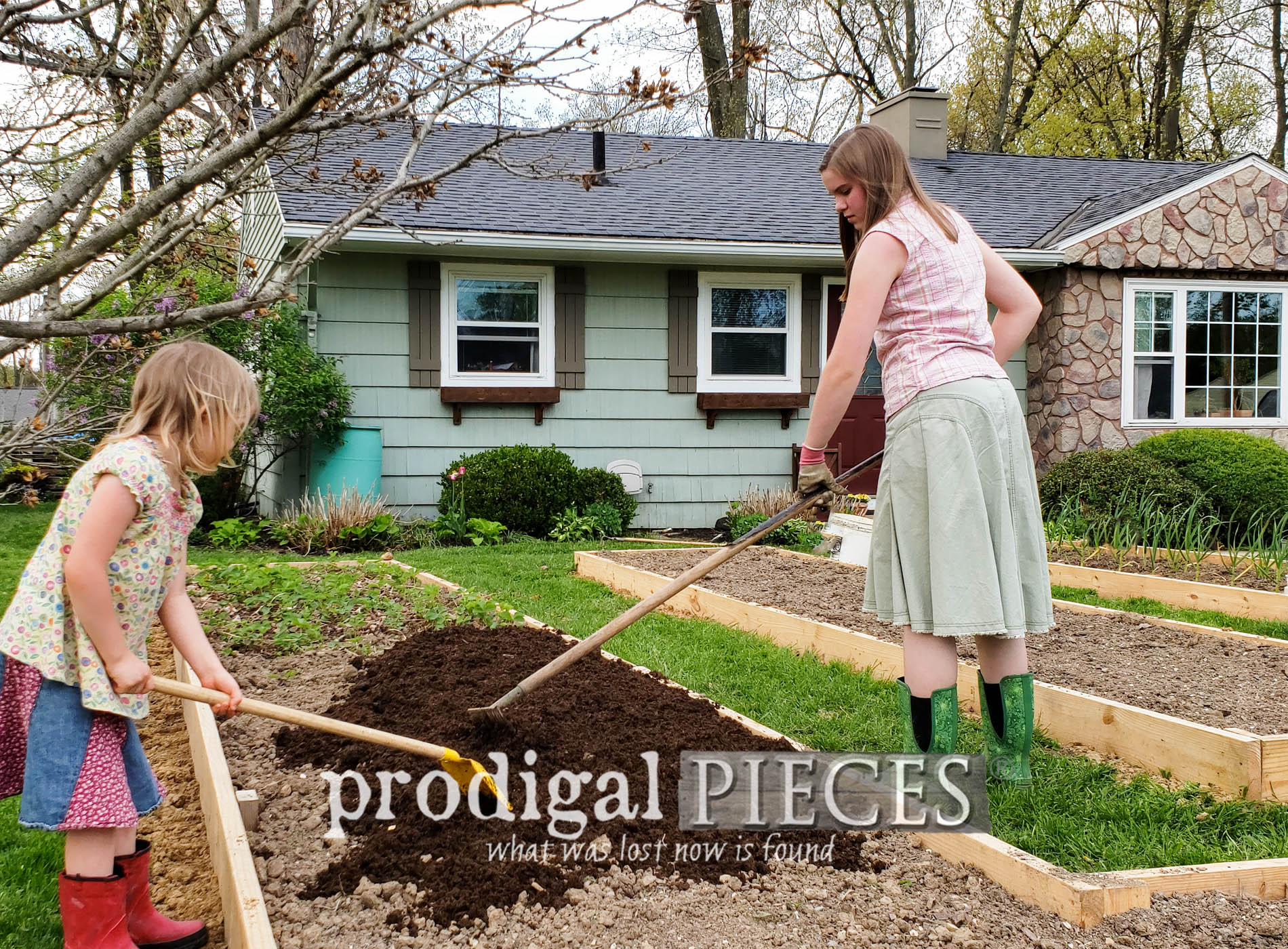 DIY Raised Bed Garden for City or Country Folk