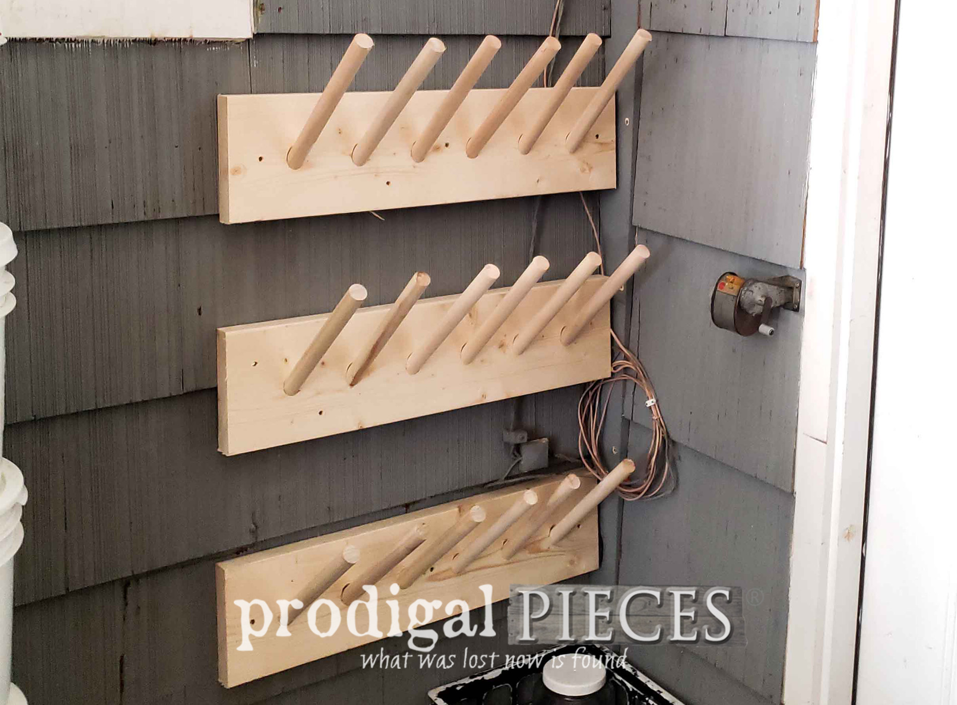 DIY Boot Rack Storage for Sanity's Sake