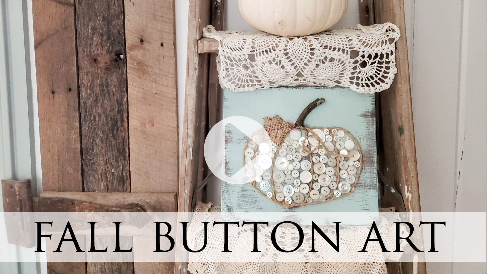 Create fun fall art with upcycled buttons by Larissa of Prodigal Pieces & Kids | prodigalpieces.com prodigalpieces fall crafts autumn handmade kids