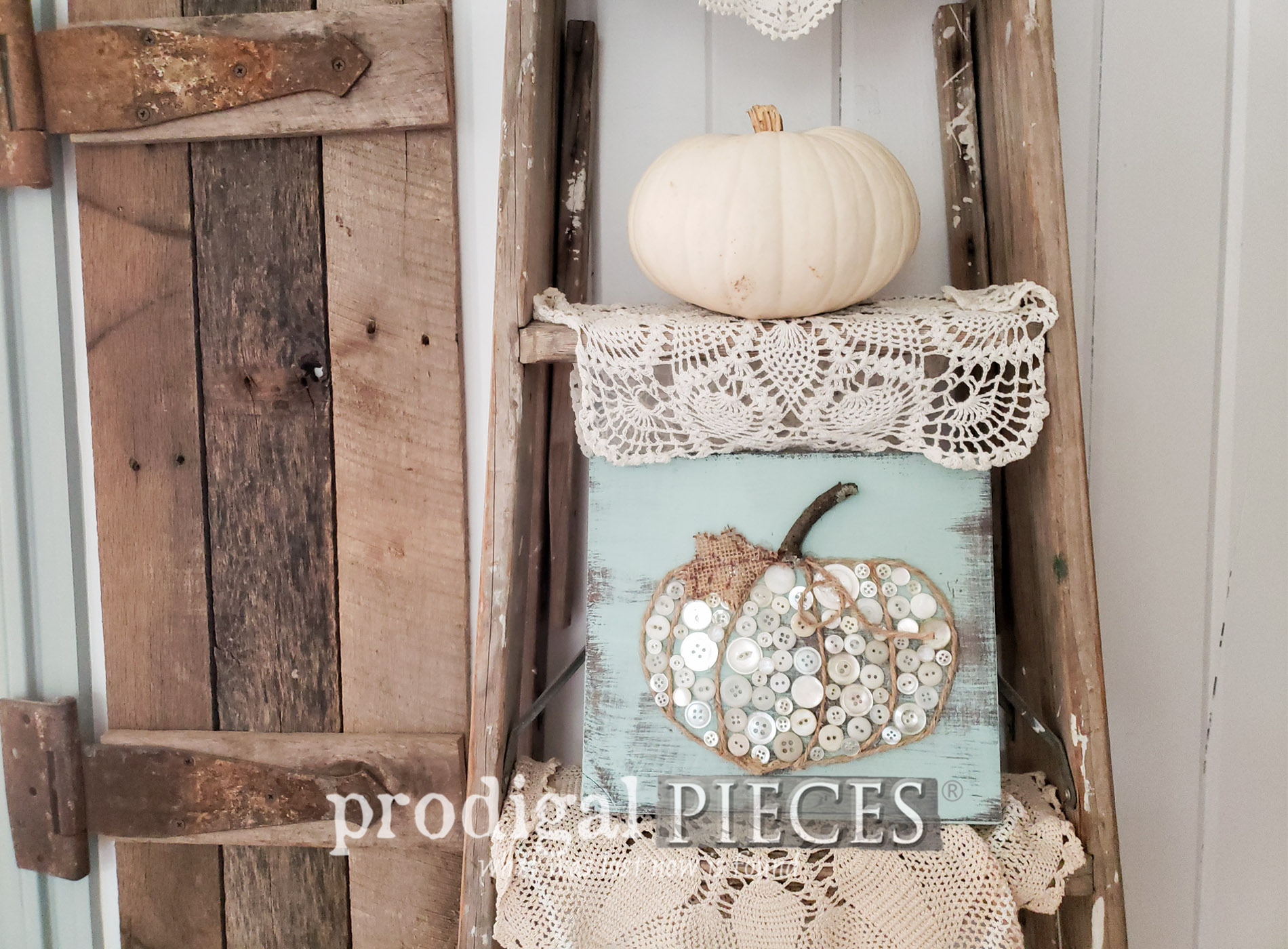 Fall Pumpkin Button Art ~ Kids CREATE
