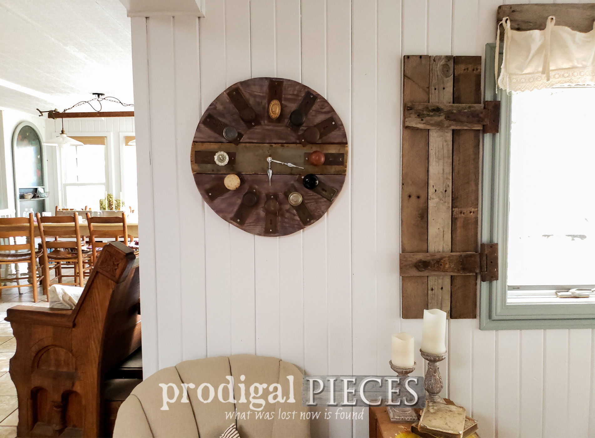 Salvage Clock ~ My Junkified Creation