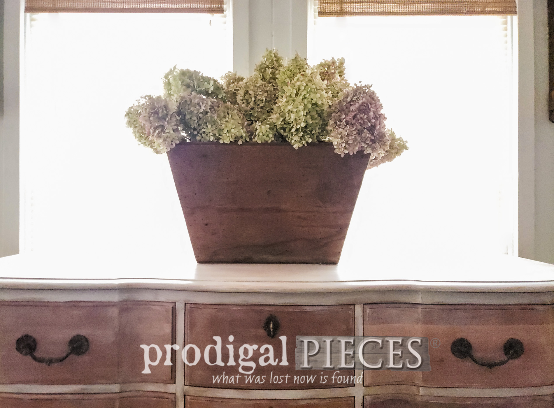 Serpentine Dresser with French Country Style