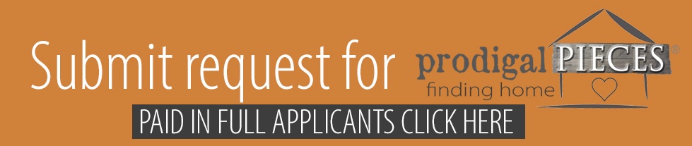 Submit application for Finding Home Furniture Rehoming Application for Paid in Full | prodigalpieces.com