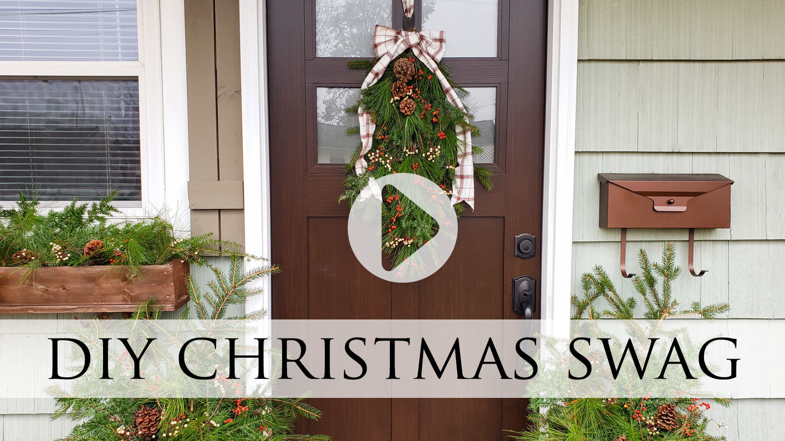 DIY Christmas Swag Video Tutorial by Larissa of Prodigal Pieces | prodigalpieces.com