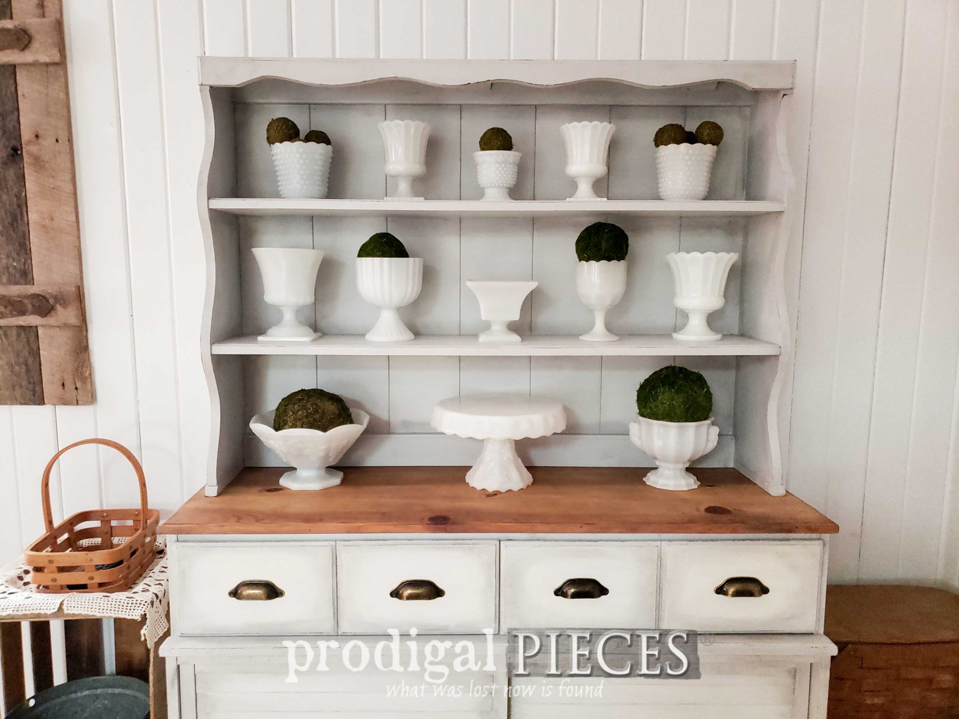 Farmhouse Hutch Makeover & Revival