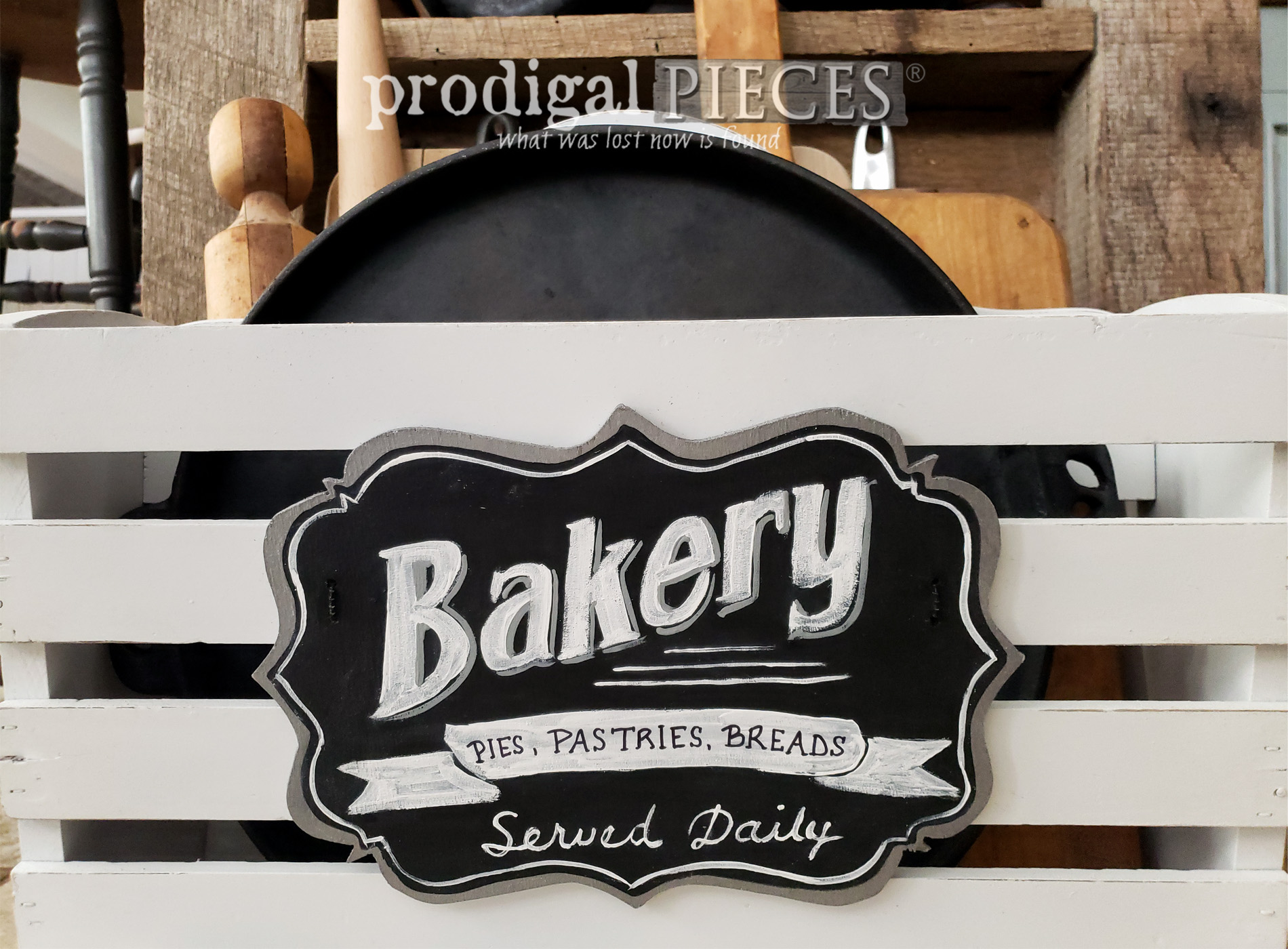 Repurposed Magazine Rack Kitchen Storage