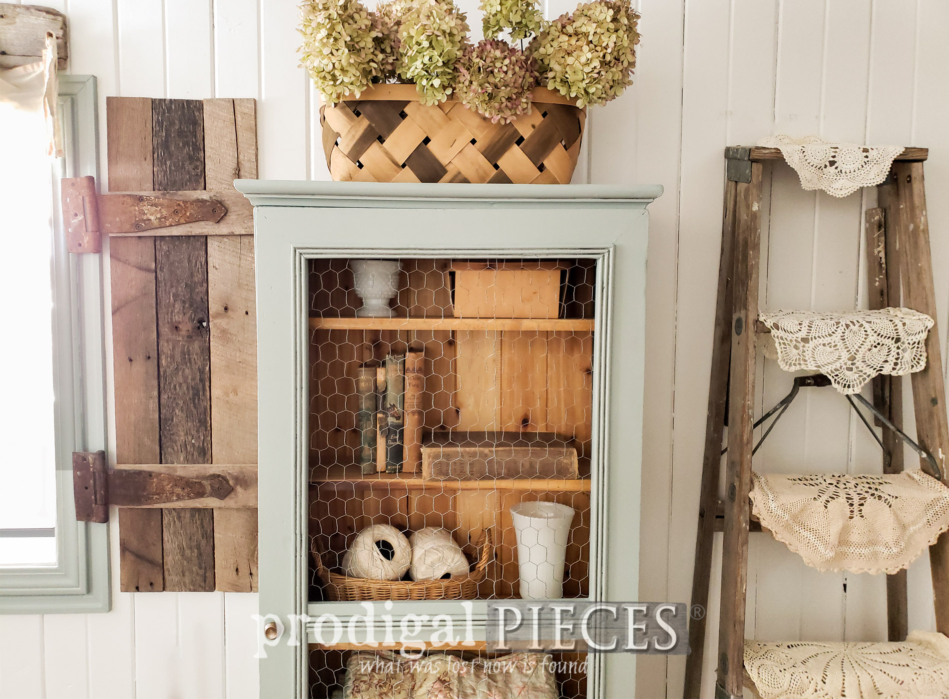Upcycled Gun Cabinet Turned Bookcase Cupboard